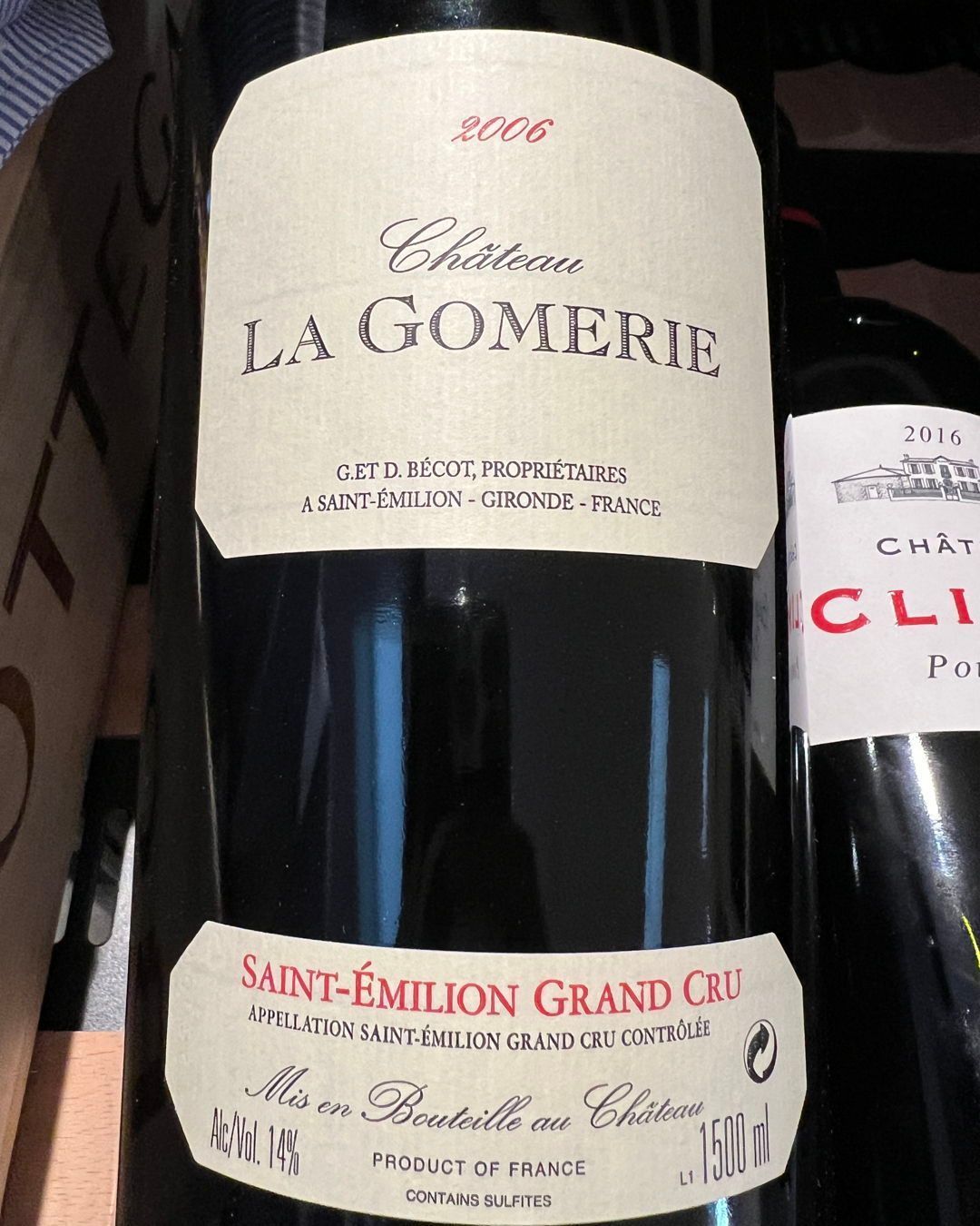 Château La Gomerie 2006, Saint-Émilion Grand Cru