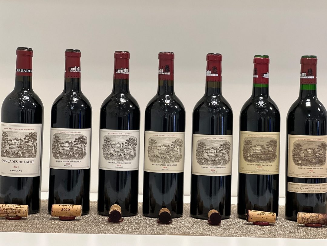 Degustação vertical de Château Lafite Rothschild, 1/4