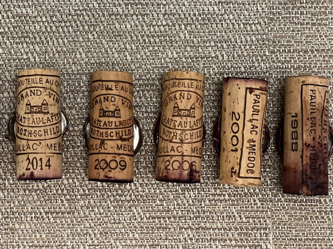 Degustação vertical de Château Lafite Rothschild, 3/4