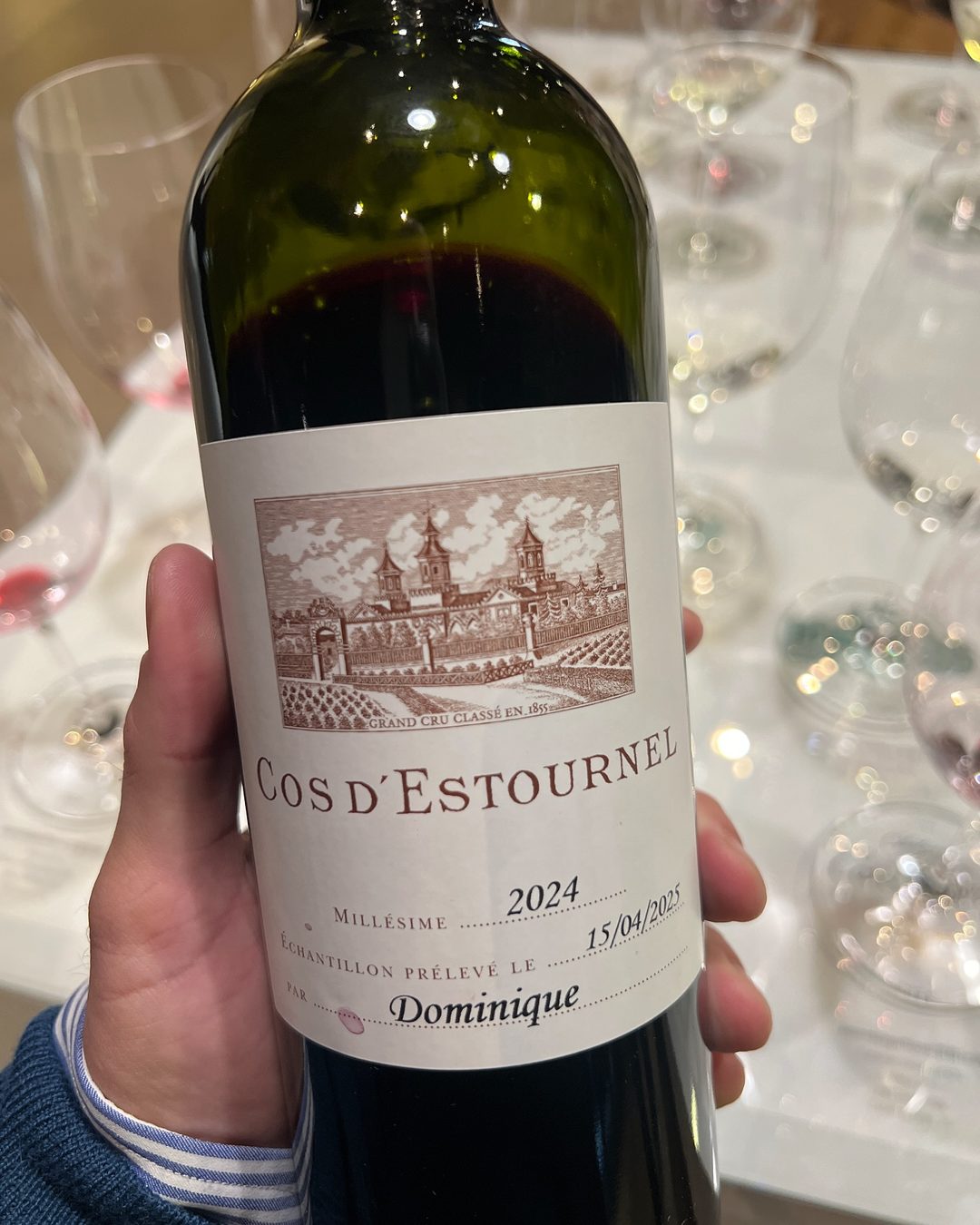 Tasting the 2024 vintage at Cos d’Estournel. Showing a lot of potential despite so many challenges.…, 1/3