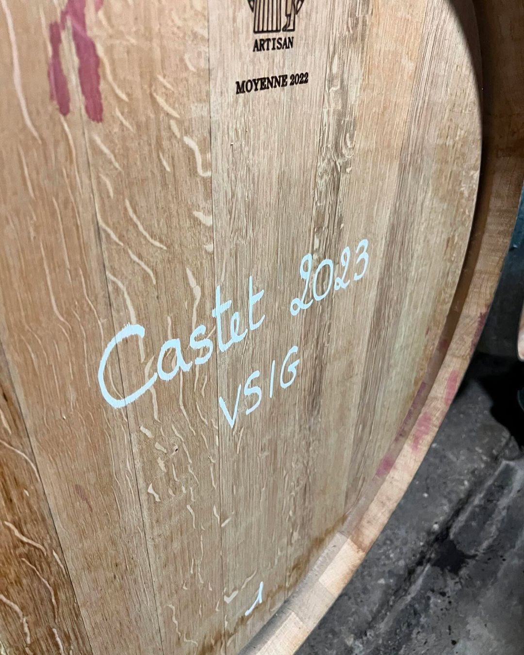 Tasted in barrel this morning with Jean-Baptiste Duquesne (365_jours_en_bio ). He was kind enough to walk…, 4/5