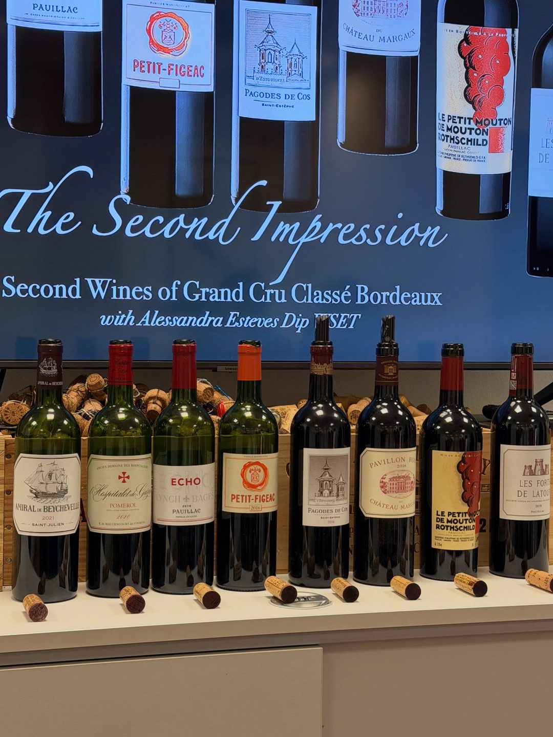 Bordeaux Second Wines, Tasting Night, 1/3