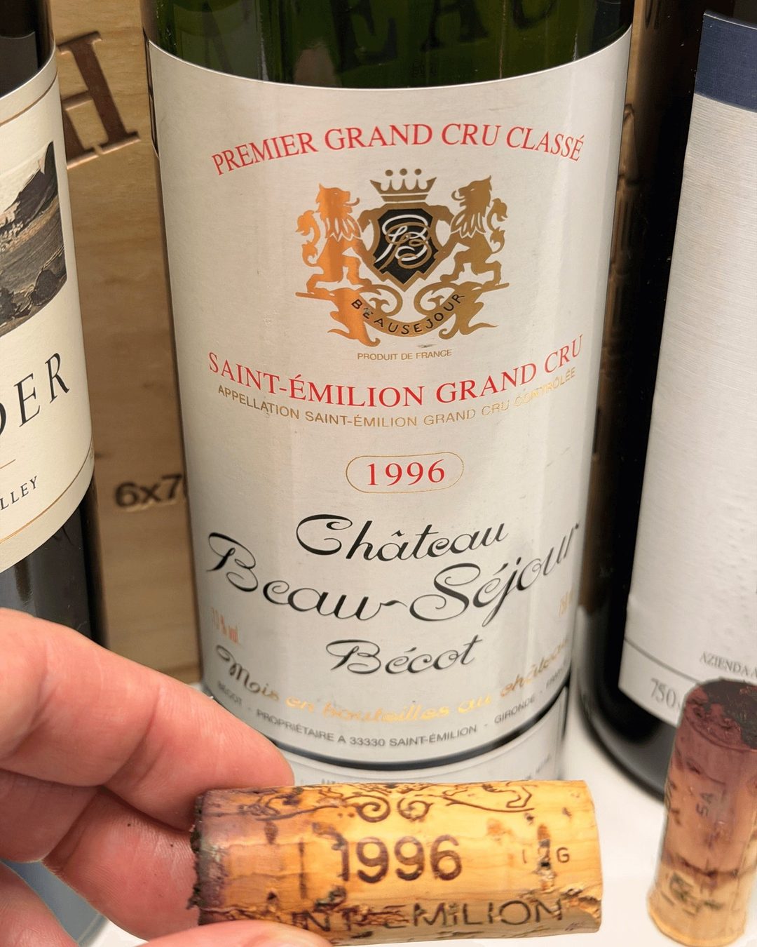 Château Beau-Séjour Bécot 1996, Saint-Émilion Premier Grand Cru Classé, 2/2