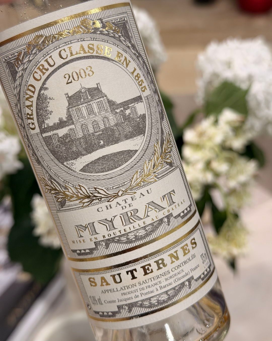 Château de Myrat 2003 (Sauternes), 1/1
