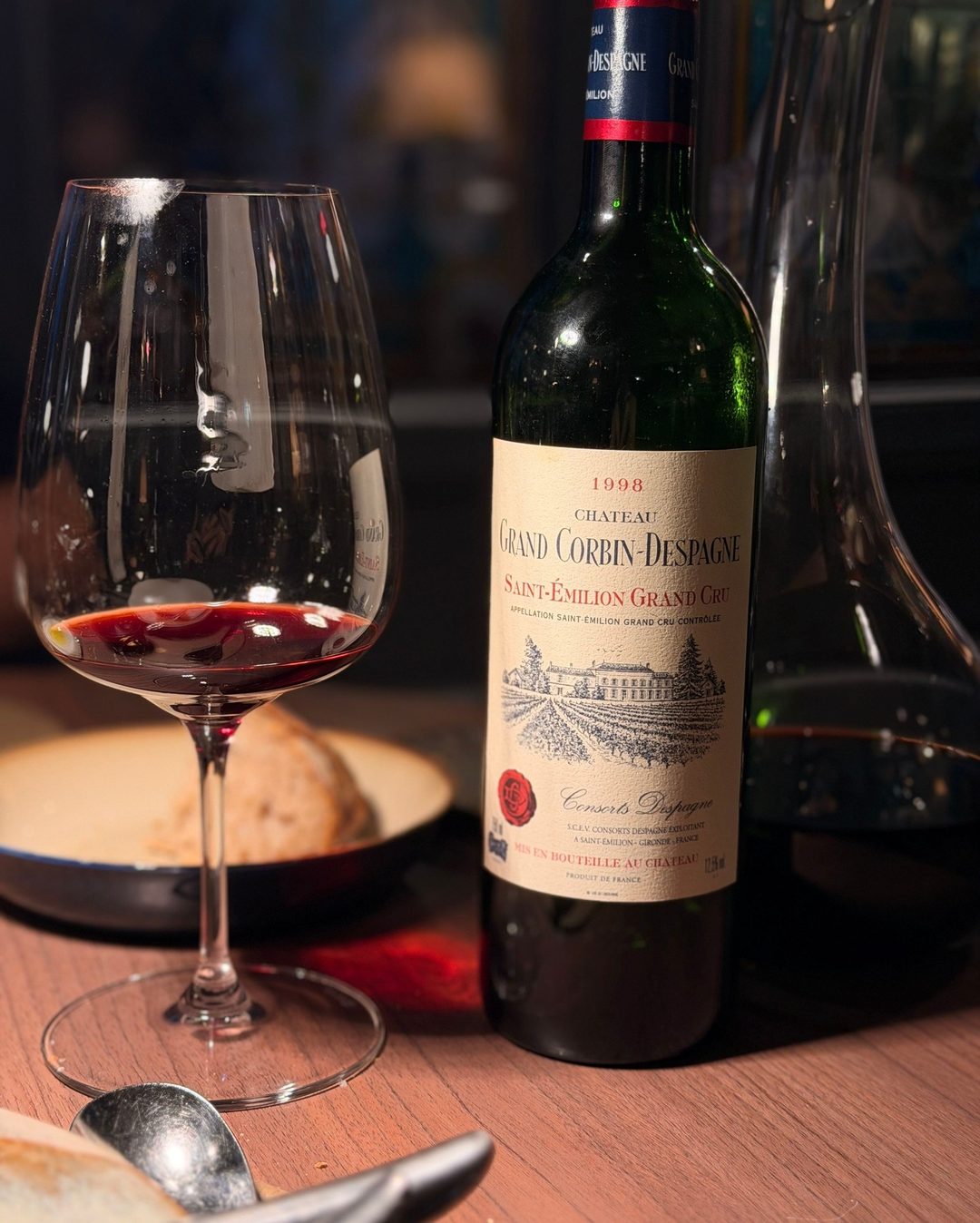 Château Grand Corbin-Despagne 1998, Saint Émilion Grand Cru Classé, 1/3