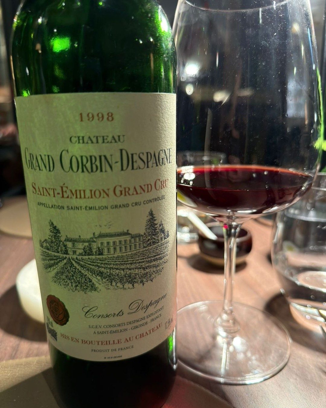 Château Grand Corbin-Despagne 1998, Saint Émilion Grand Cru Classé, 2/3