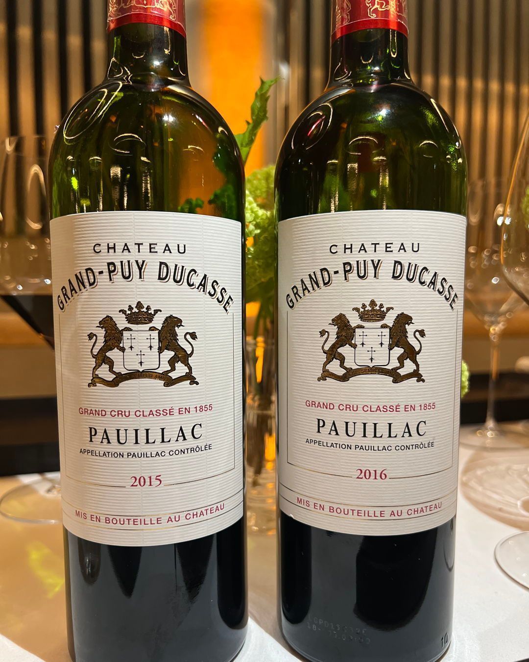 Château Grand-Puy Ducasse 2015 & 2016, Pauillac