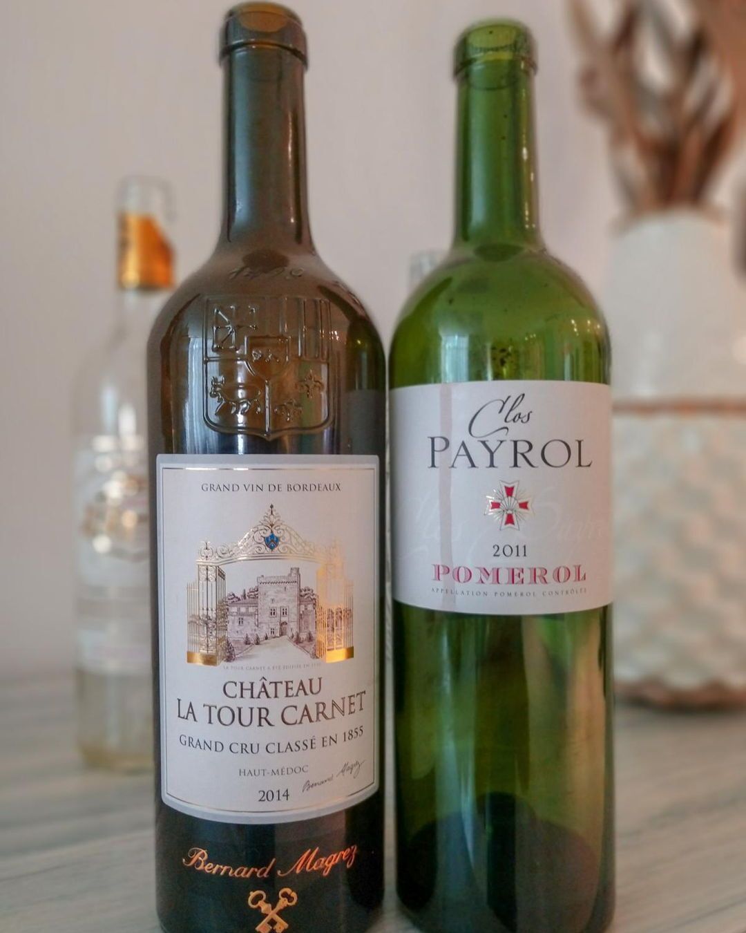 Château La Tour Carnet 2014 & Clos Payrol 2011