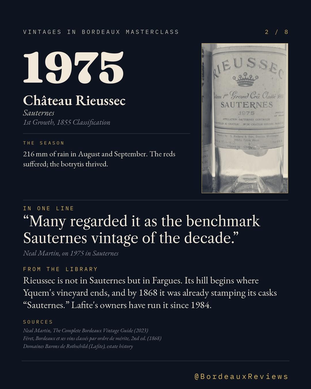 7 Bordeaux, Tasting Night, 2/8