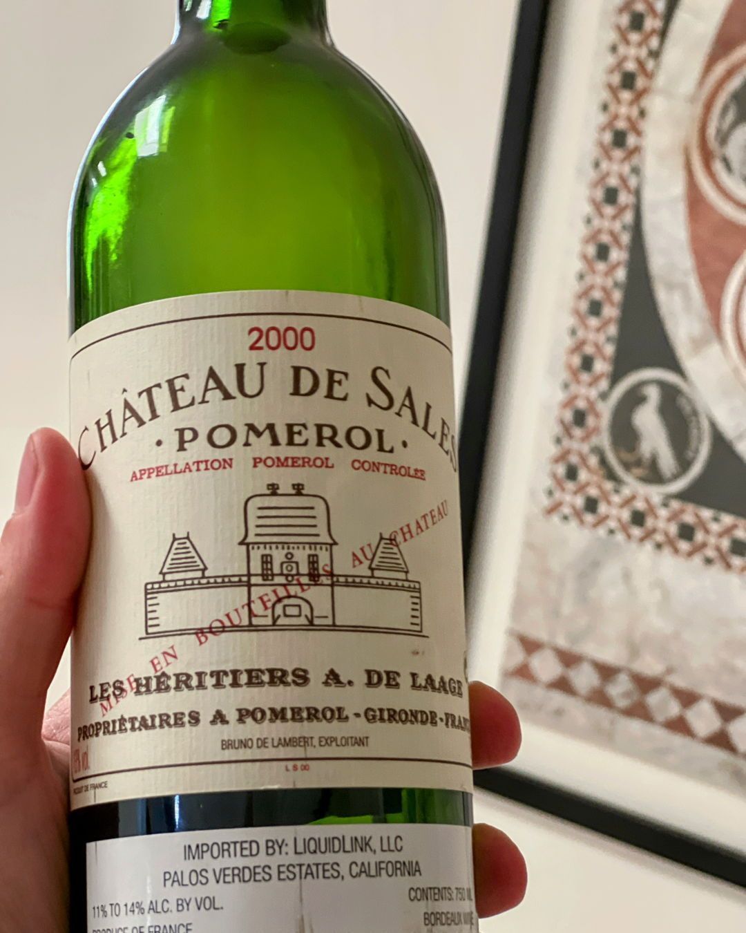 Château de Sales 2000, Pomerol