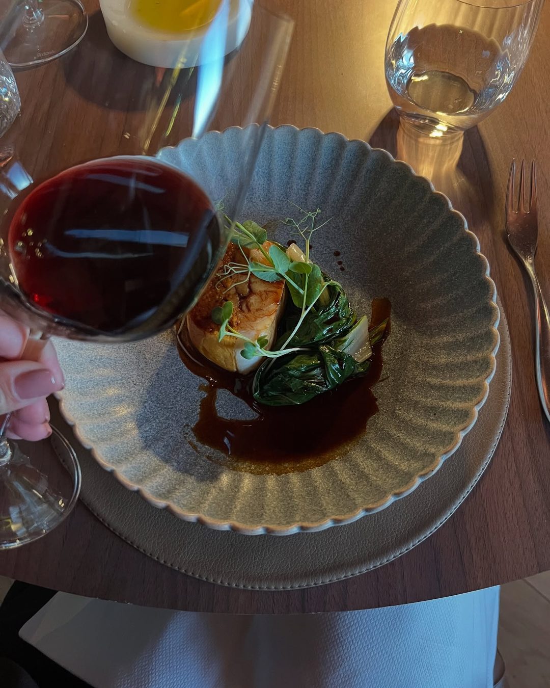 Back in Miami, but still dreaming about this unforgettable dinner at Hotel Grand Barrail in Saint-Émilion,…, 2/8