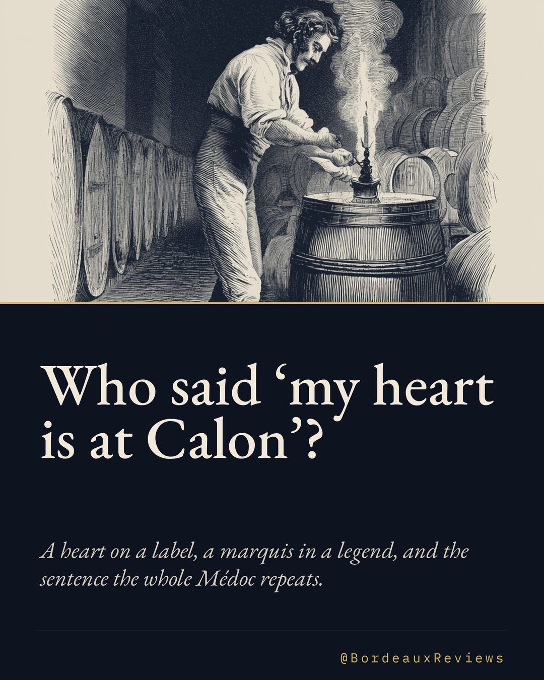 Who said 'my heart is at Calon'?
